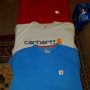 Three carhartt shirts